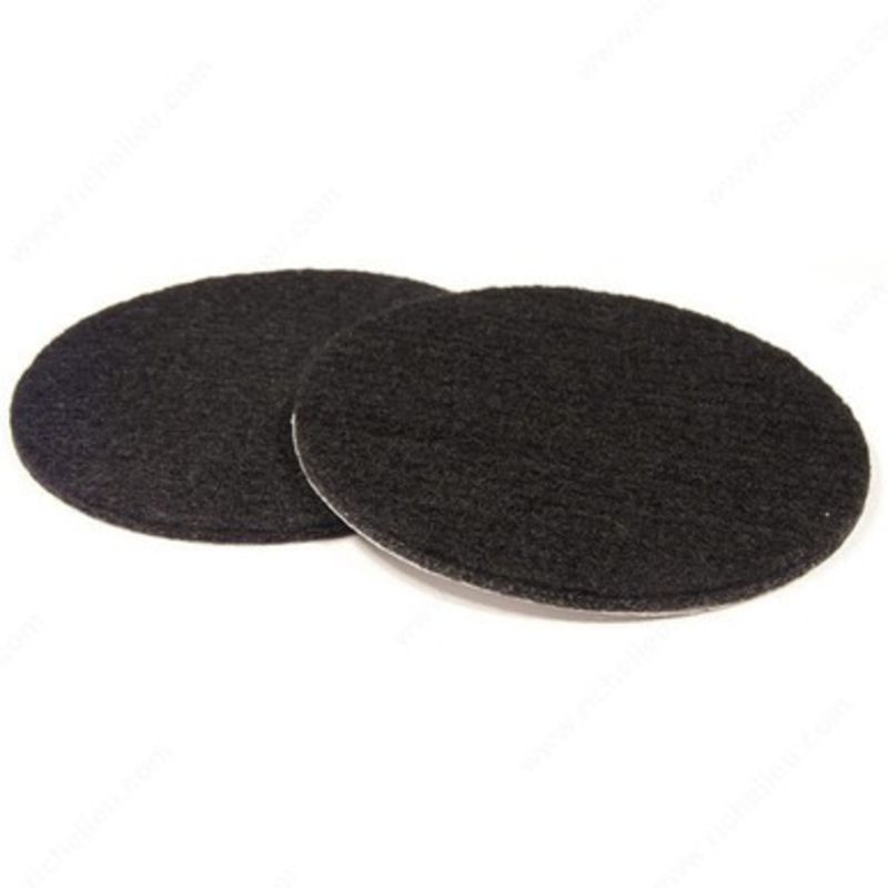 12mm Black Woolen Felt Pad