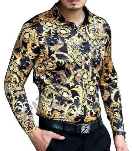 Mens Silk Designer Shirt