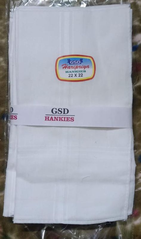 Mens Plain Cotton Handkerchief