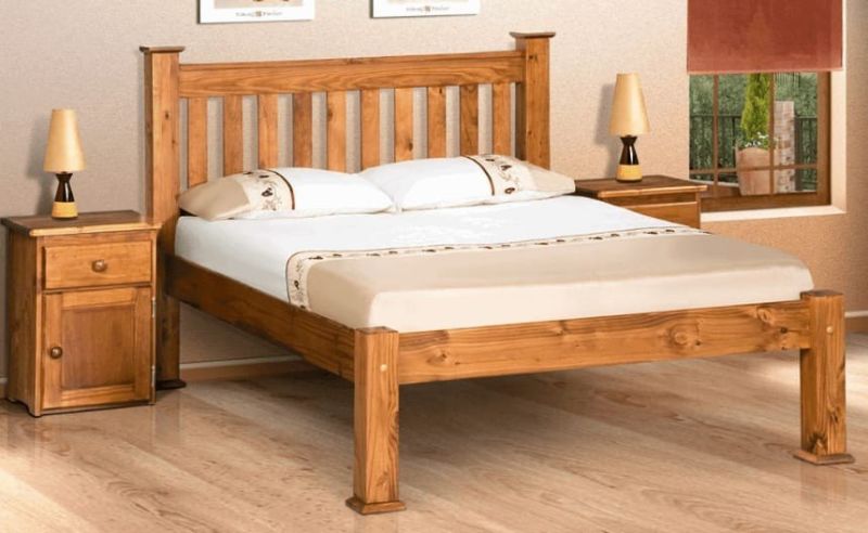 Classic Sheesham Wood Double Bed