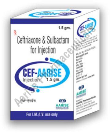 Ceftriaxone Sulbactam Injection Cef Aarise 1.5 Gm