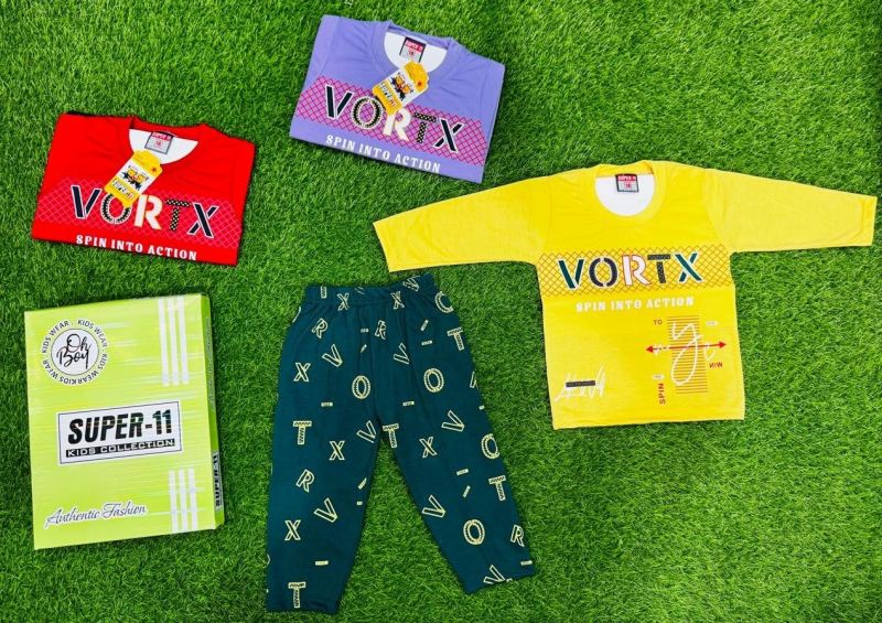 Art No. 5013 Super-11 Boys Pajama T-Shirt Set