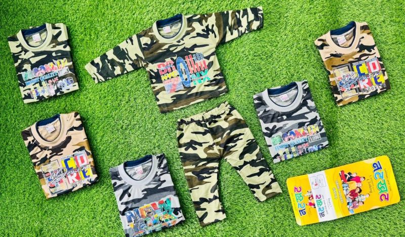 Boys Army Digital Printed Pajama Set