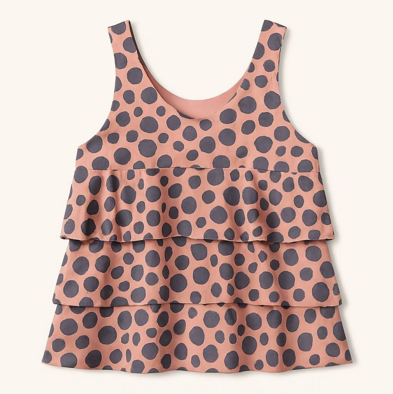 Ladies Polka Dot Printed Top