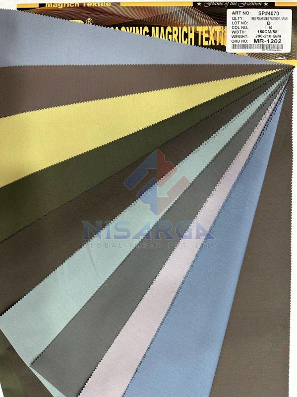 210 G/m Polyester Modal Spun Fabric