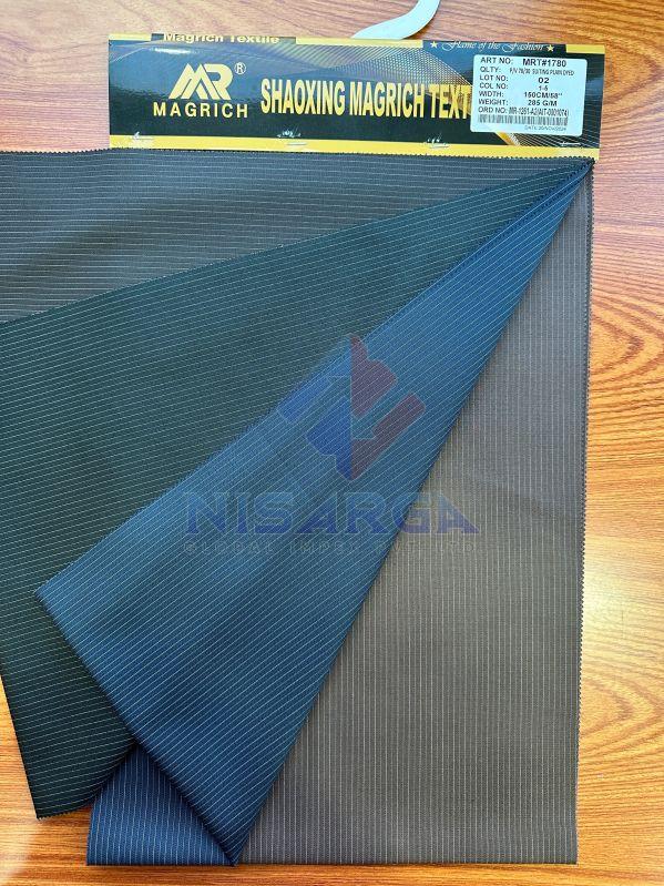 285 G/m Plain Polyester Viscose Suiting Dyed Fabric