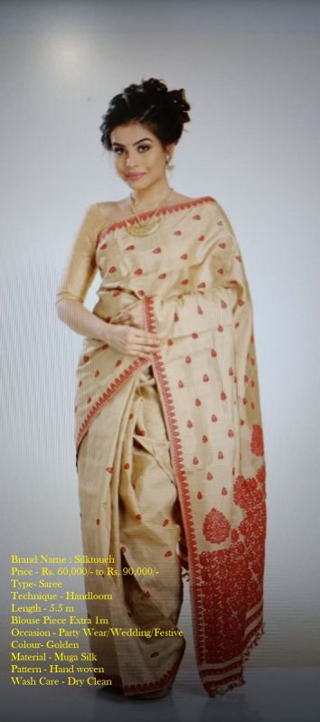 Handloom Tussar Silk Sarees