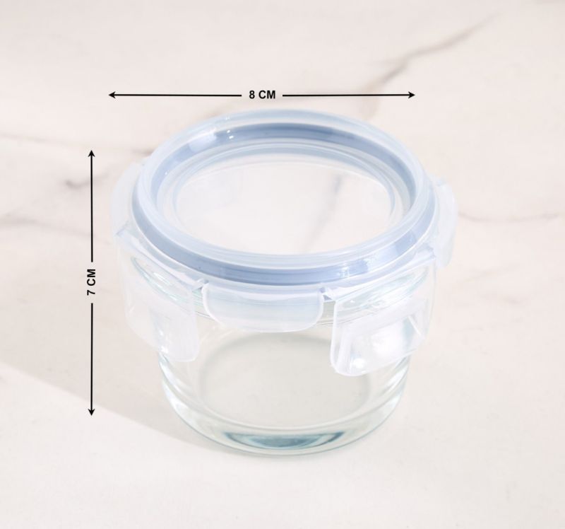 RPM-str-gc-023 Glass Transparent Food Container