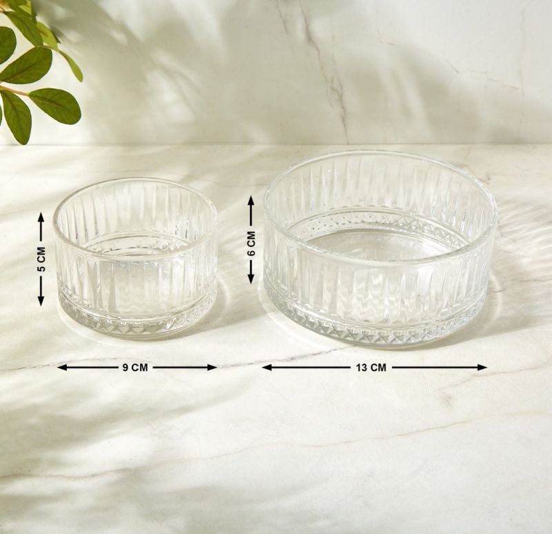 RPM-tb-009 Glass Serving Bowl