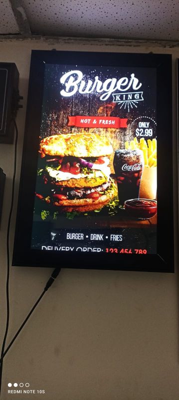 Clipon LED Frame Signage