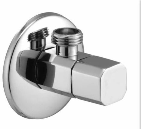Brass Chrome Angle Cock for Basin and Toilet Use