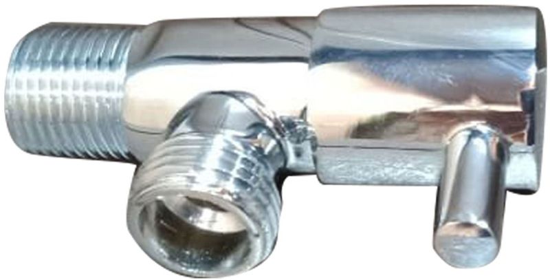 CP Brass Angle Valve with Chrome Finish for Flush Tank Use