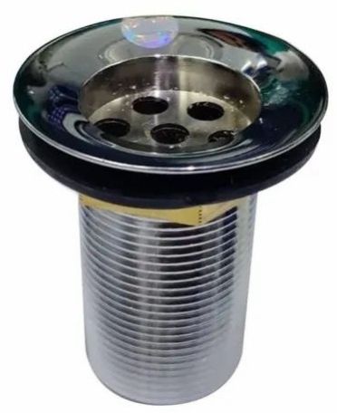 Rustproof Chrome Plated Brass Sink Coupling with Strainer