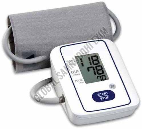Plastic Digital Blood Pressure Monitor, Color : White