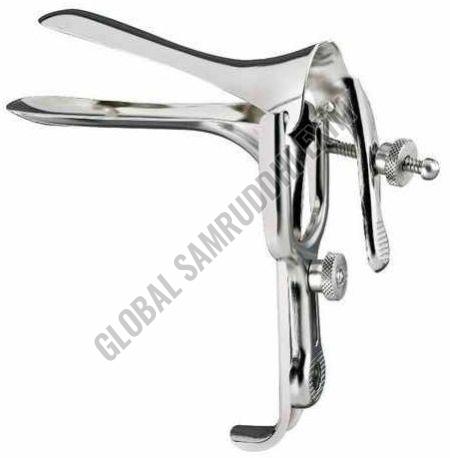 Stainless Steel Graves Vaginal Speculum, Color : Silver