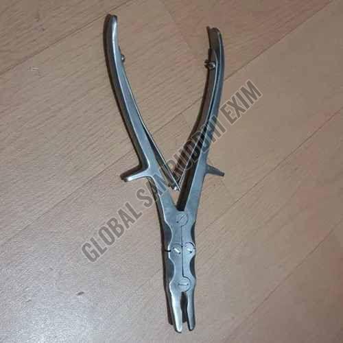Stainless Steel Surgical Bone Rongeur, Color : Silver Standard