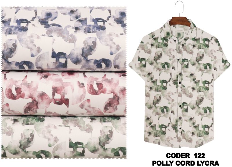 122 Mens Cord Lycra Shirting Fabric