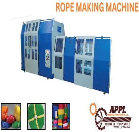 Electric Stainless Steel 3-strand and 4-strand Rope Making Machinery