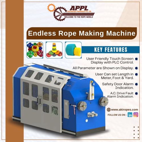 Continuous Rope Making Machine
