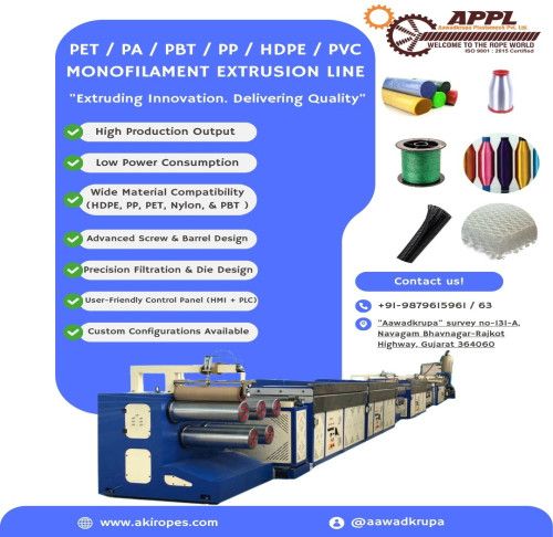 PET Monofilament Extrusion Line for Making Agriculture Twine