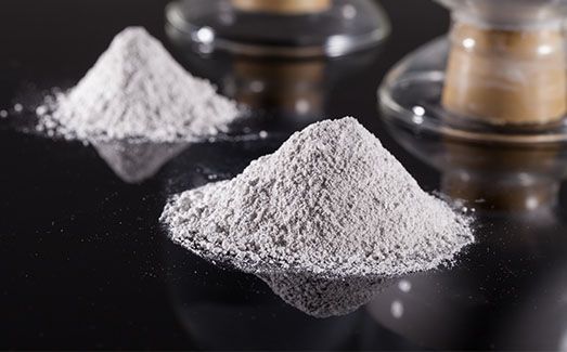 White Microsilica Zirconia Silica Fume