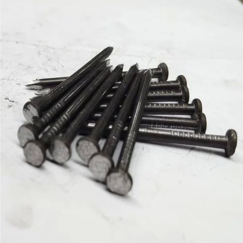 1 Inch Mild Steel Wire Nails, Color : Grey for Wood Construction
