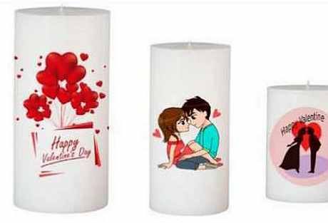 Art Work Pillar Candle