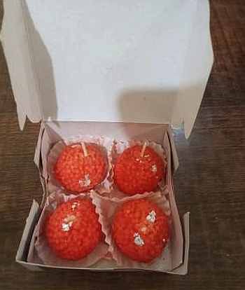 Ladoo Shape Soy Wax Candle