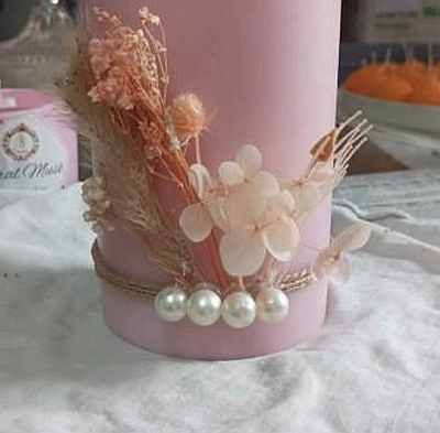 Designer Pillar Candle