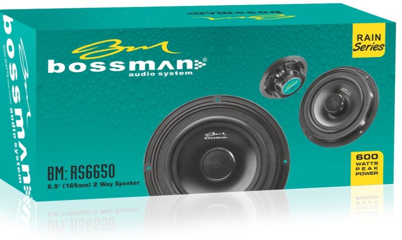 Bossman Audio 6.5" Car Speaker WITH Ring (Rain Series) BM-RS6650