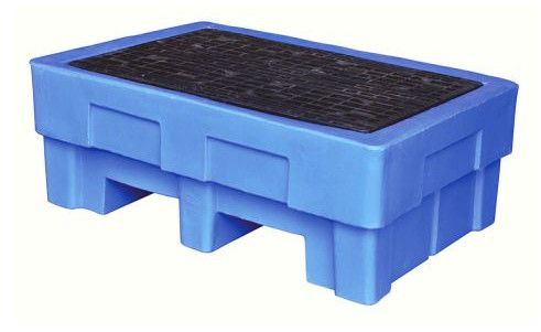 200L 2 Drum Spill Containment Pallet L1390 X W990 X H380 Mm DSCP-DL2