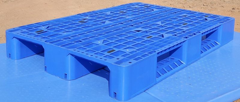125mm 4 Way HDPE Shipping Pallet, L1200 X W800 X H125 Mm SIP-M24-1208NHR
