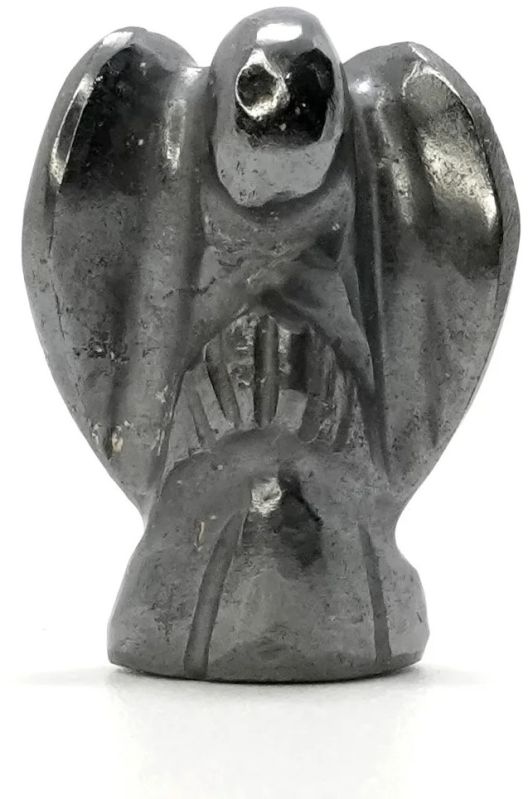 Hematite Angel Statue