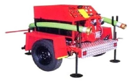 Lighttec India Trailer Fire Pump, Power : Deisel