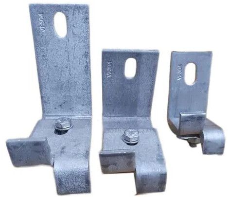 Galvanized Iron Stone Cladding Clamp, Color : Silver