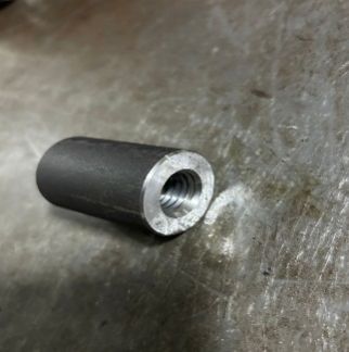 Mild Steel Threaded Rebar Coupler, For Construction