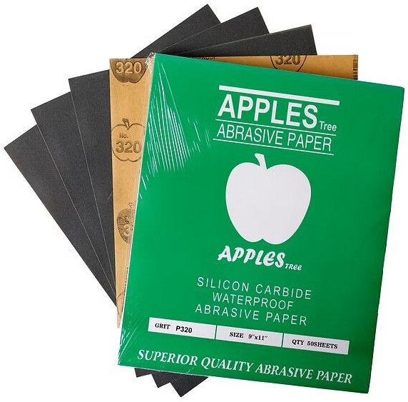 Apples Tree Silicon Carbide Waterproof Abrasive Kraft Paper
