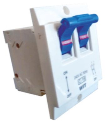 Double Pole Tiny Trip MCB