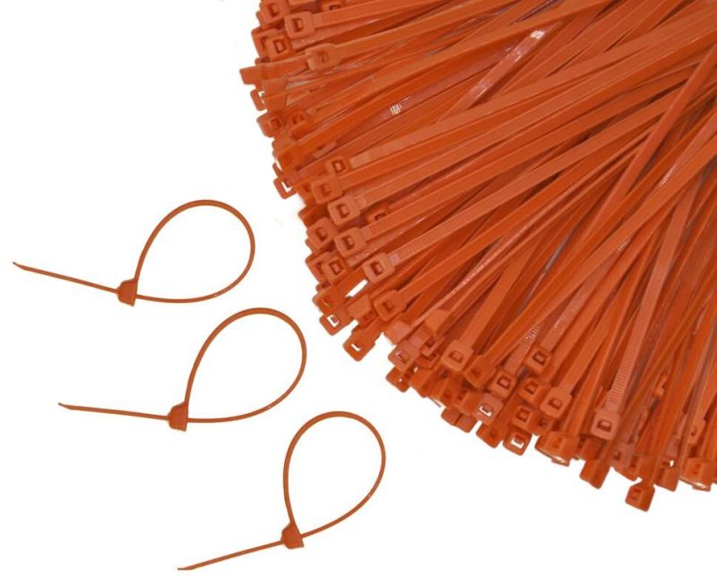 100 X 2.5 Mm Cable Ties Orange