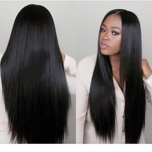 Human Hair Lady Full Lace Wig