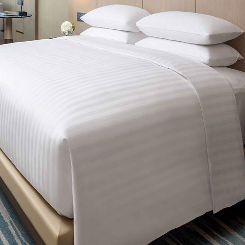 Cotton Linen Hotel Bedsheet Fabric
