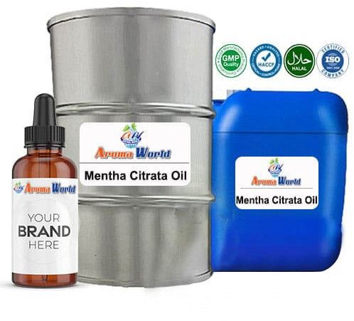 Mentha Citrata Oil, Packaging Type : Plastic Bottles
