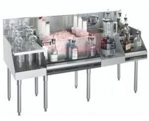 Stainless Steel Cocktail Station, Color : Silver