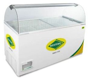 Stainless Steel Ice Cream Counter, Color : White, Silver