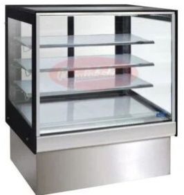 Stainless Steel Display Counter, Color : Silver