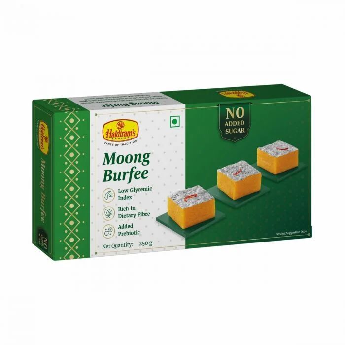 No Added Sugar Moong Burfi