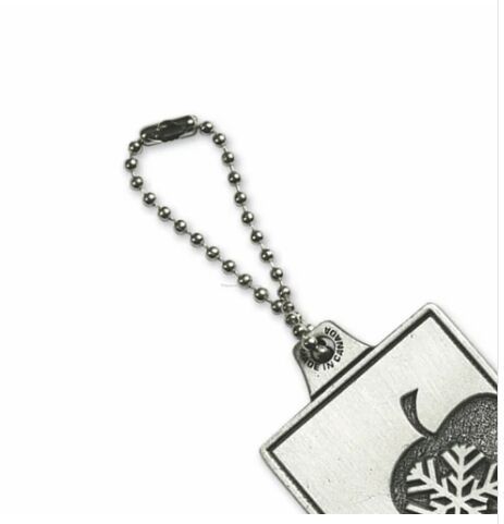 Mild Steel Meta Ball Chain Key Ring, Color : Silver