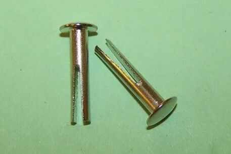 Tubular Metal Bifurcated Rivet
