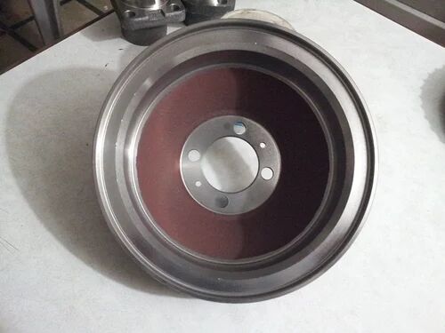Polished Cast Iron Three Wheeler Brake Drum, Shape : Round