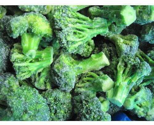 IQF Frozen Broccoli Florets, Color : Bright Green